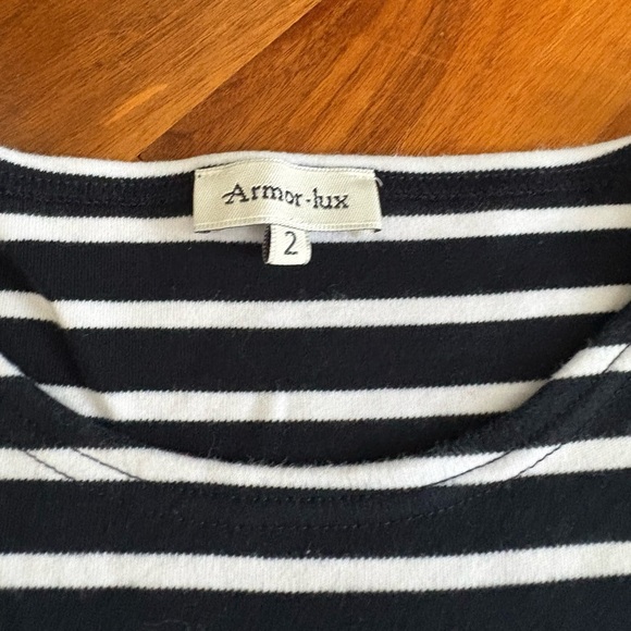 Armor Lux Lesconil Long-sleeve Breton Striped Long Sleeve Tee, ECU - Picture 7 of 10